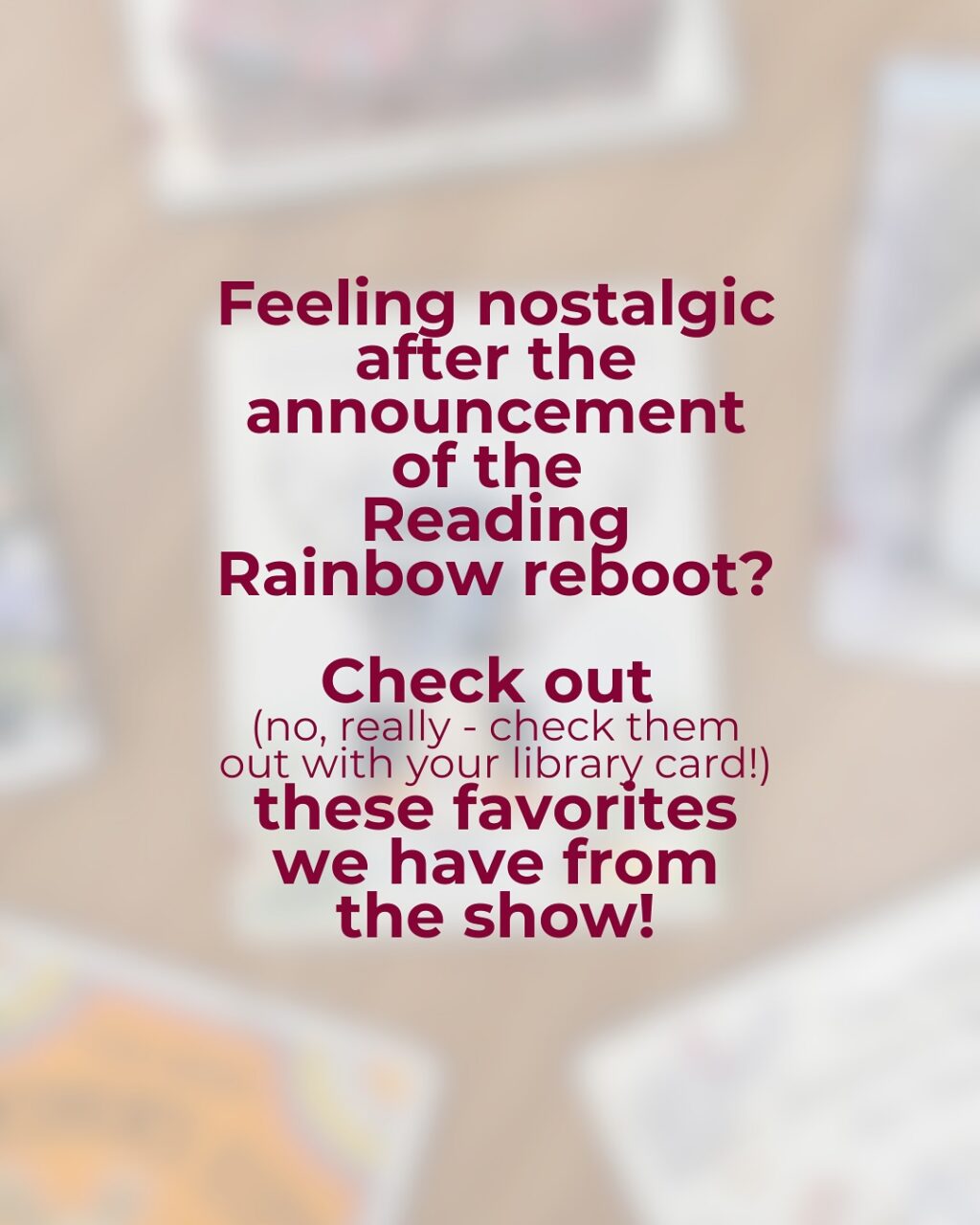 Take a look… it’s in a book 📖 🌈 

#readingrainbow