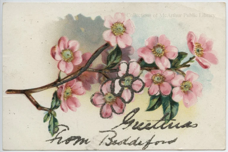 "Greetings from Biddeford" postcard. Circa 1910.