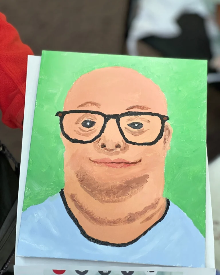 Thank you to everyone who came to Paint Night this week! Your portraits of your partners (and dog!) turned out AMAZING. 

Interested in attending another "Paint Your Partner" Paint Night? Let us know in the comments below if we should host another one!