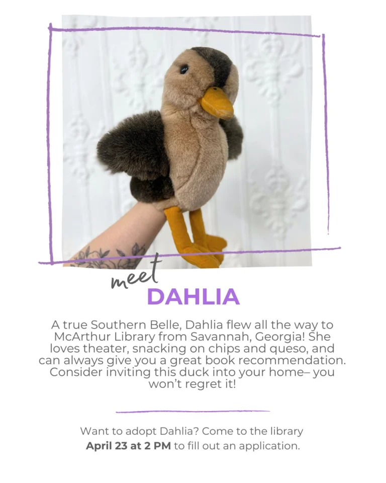 Can you guess which staff member Dahlia is named after? Add your guesses to the comments!