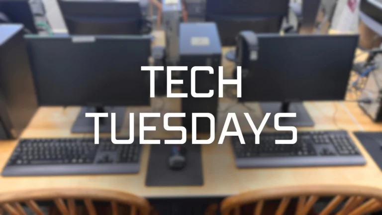 CANCELLED.

We apologize for any inconvenience, but today’s “Tech Tuesday” program from 2–3 PM has been cancelled.

The program will resume weekly starting next Tuesday.

Tech help is still available by appointment. Call 207-571-7226 or email tech@mcarthurlibrary.org to schedule an appointment.