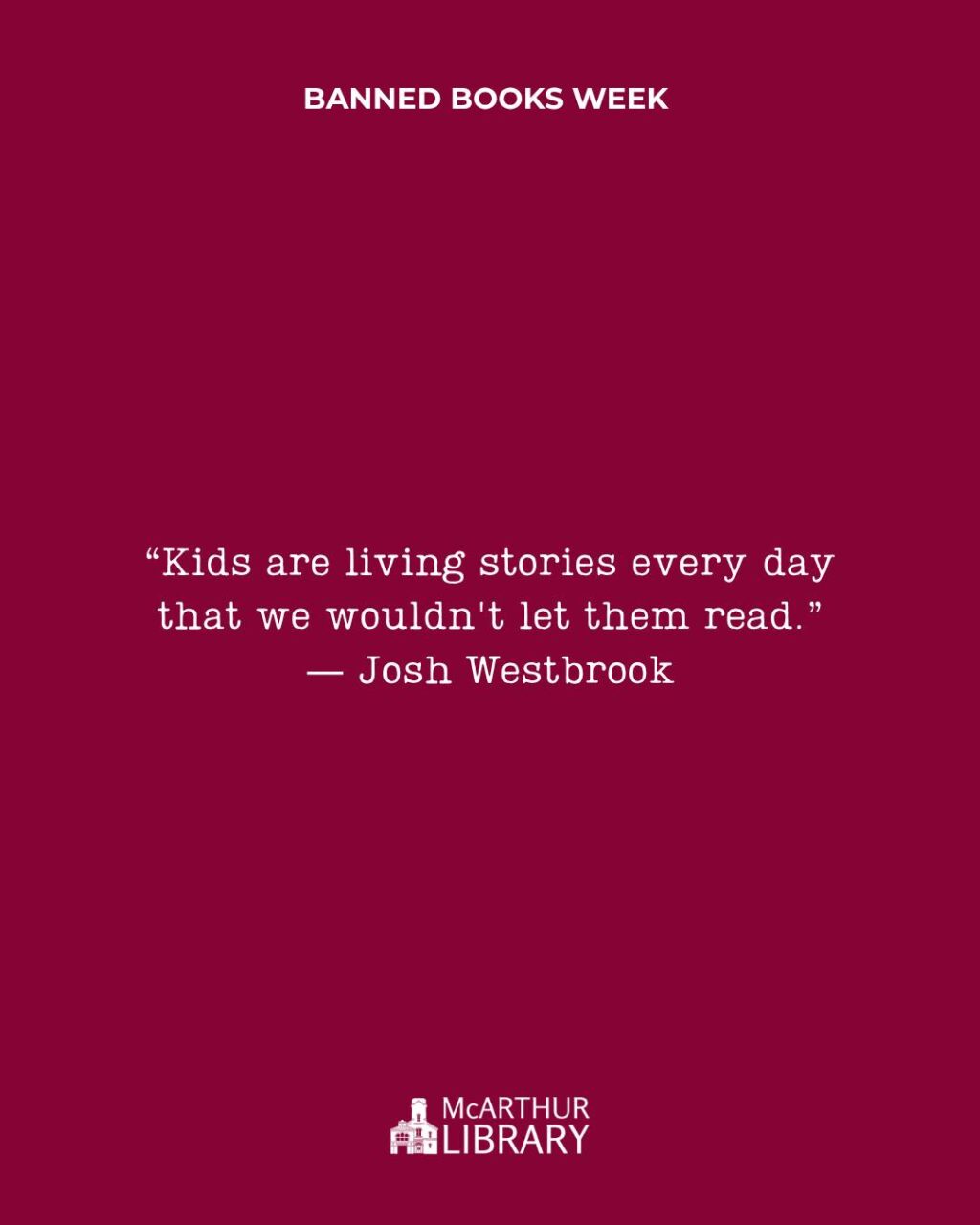 Share your favorite books that have been banned in the comments!