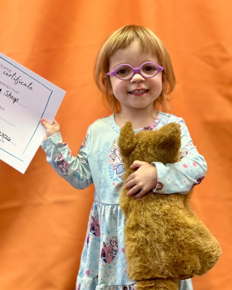 Congratulations to all the proud new owners of their new stuffie friends! Thank you for joining us for Stuffie Adoption Day.